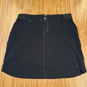 KUHL Black Stretch Spandex ATHLETIC SKIRT Hiking Gym Summer Shorts Sz 10Women's